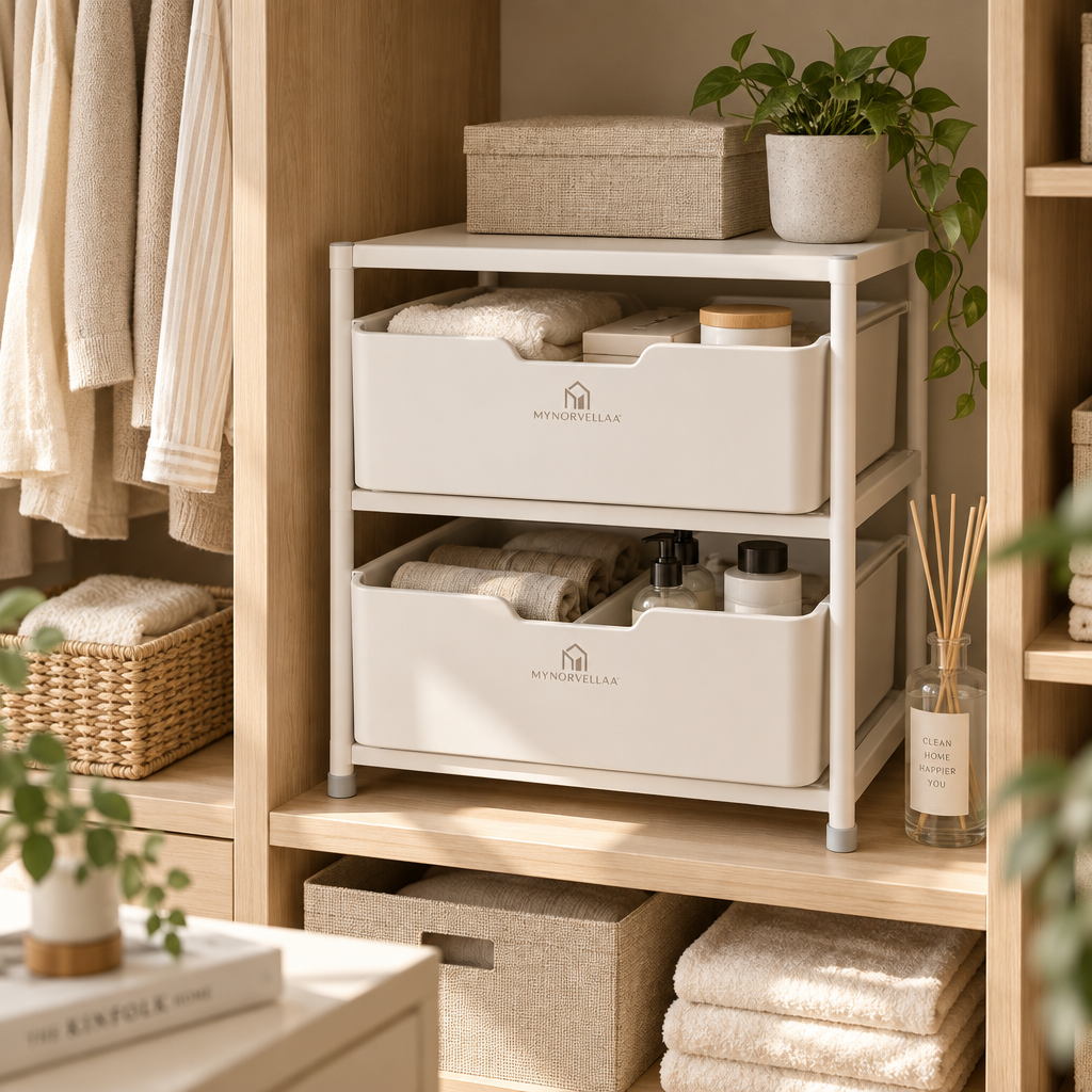 Stackable Cabinet Drawer System - Add drawers where your cabinet only gives you shelves.