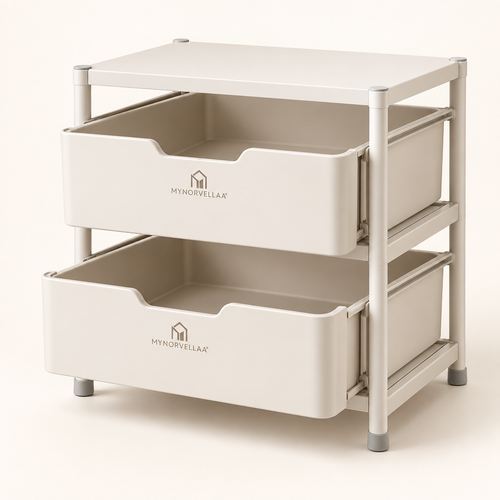 Stackable Cabinet Drawer System - Add drawers where your cabinet only gives you shelves.