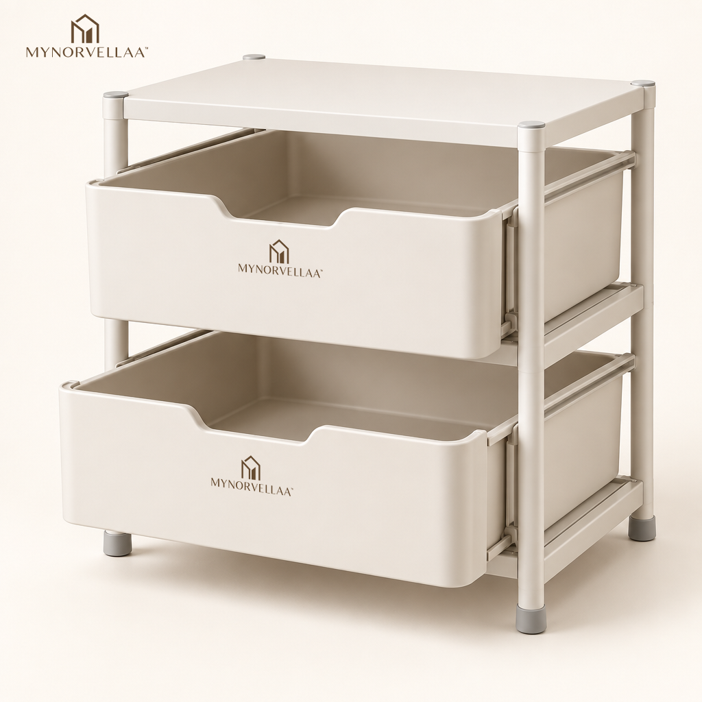 MYNORVELLAA™ Stackable Cabinet Drawer System - Add drawers where your cabinet only gives you shelves.