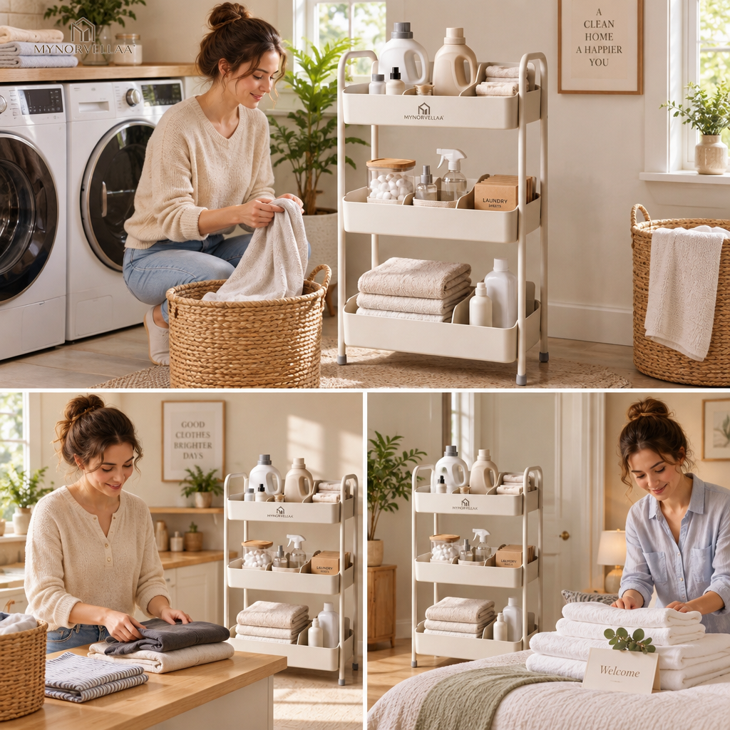 MYNORVELLAA™ Laundry Organization Station - From stain treatment to the final load, keep the routine together.