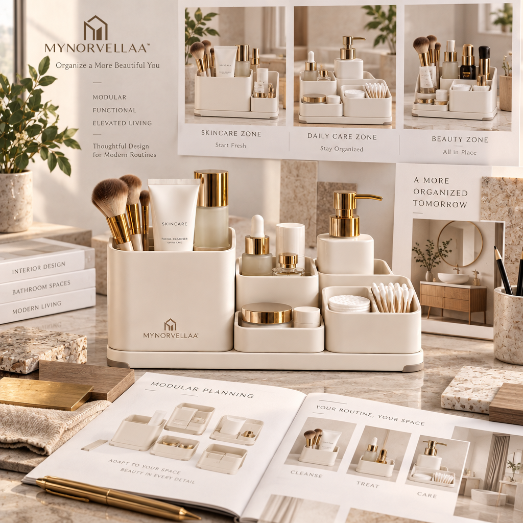 MYNORVELLAA™ Modular Bathroom Organizer Set - For the things you use too often to put away.
