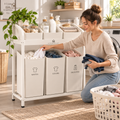 MYNORVELLAA™ Laundry Sort & Supply Organizer - Sort the load before laundry day begins.